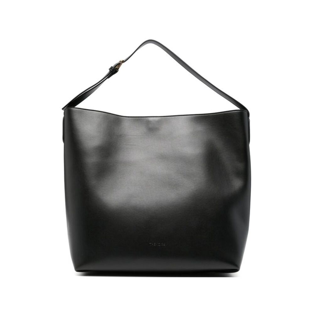 Themoirè Black Shoulder Bags Women